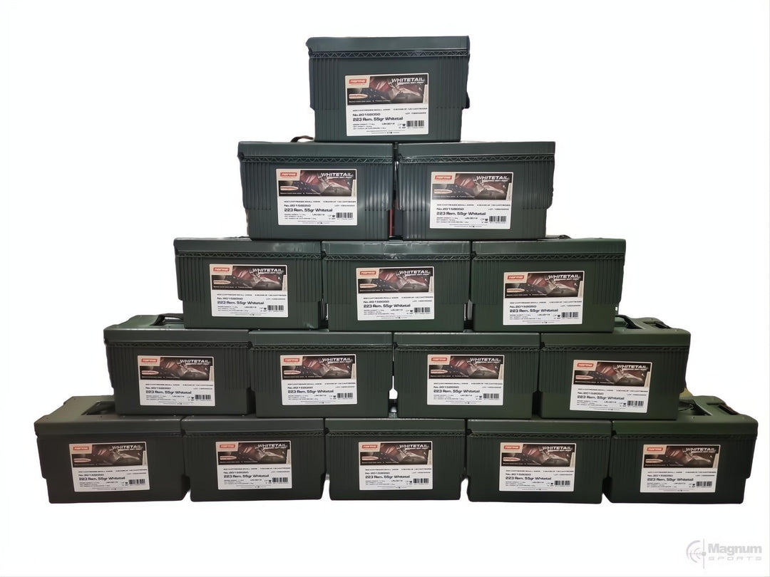 Norma 223 Rem 55gr Whitetail SP Ammo Can