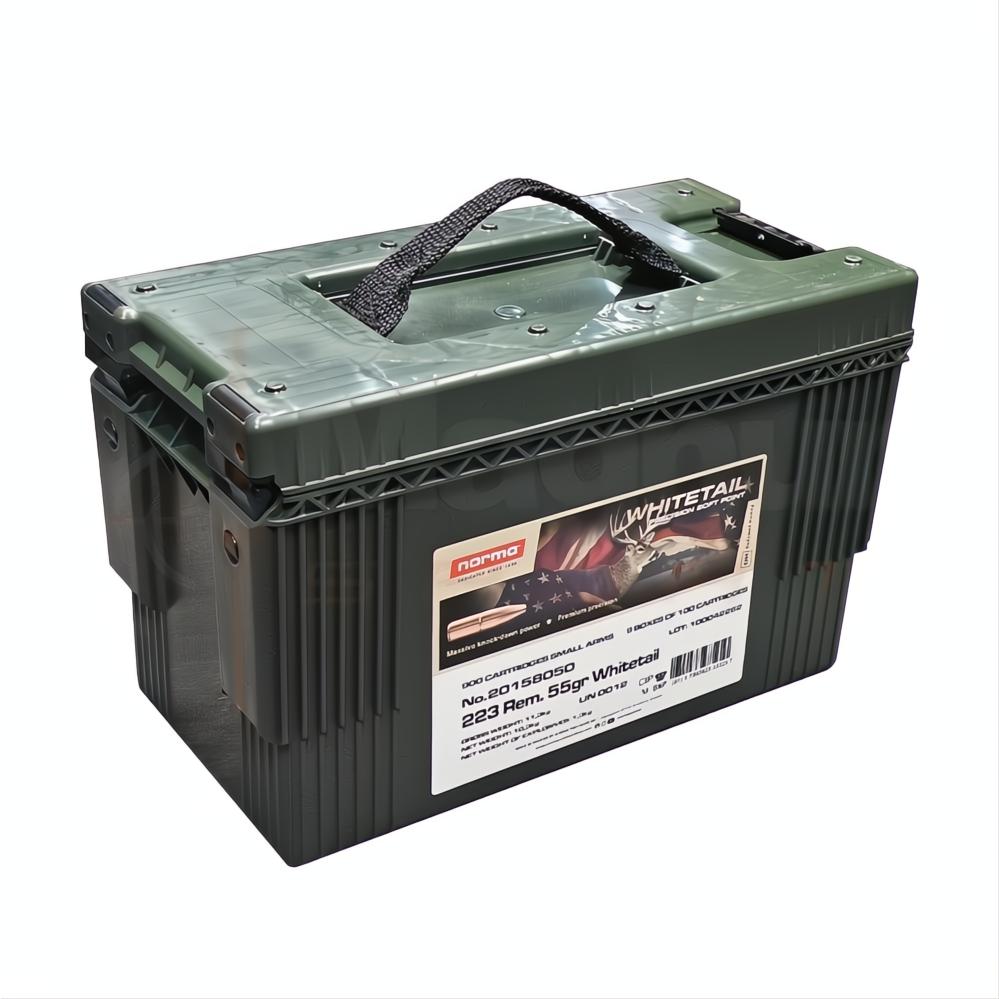 Norma 223 Rem 55gr Whitetail SP Ammo Can
