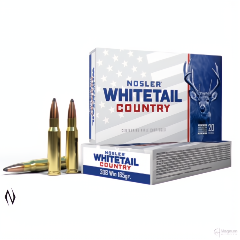 Nosler WHITETAIL AMMO 308 Win 165gr SB SP