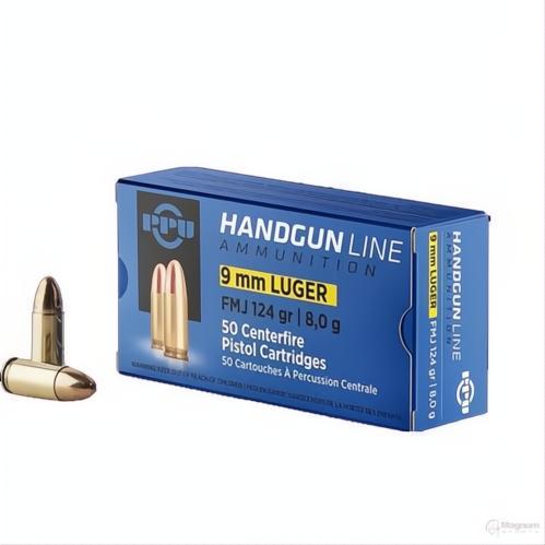 PPU Highland 9mm 124gr LRN