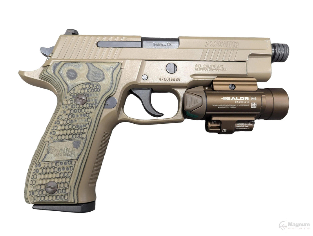 Pre-Owned | Sig Sauer P226 Scorpion Elite, FDE, Olight, Mags