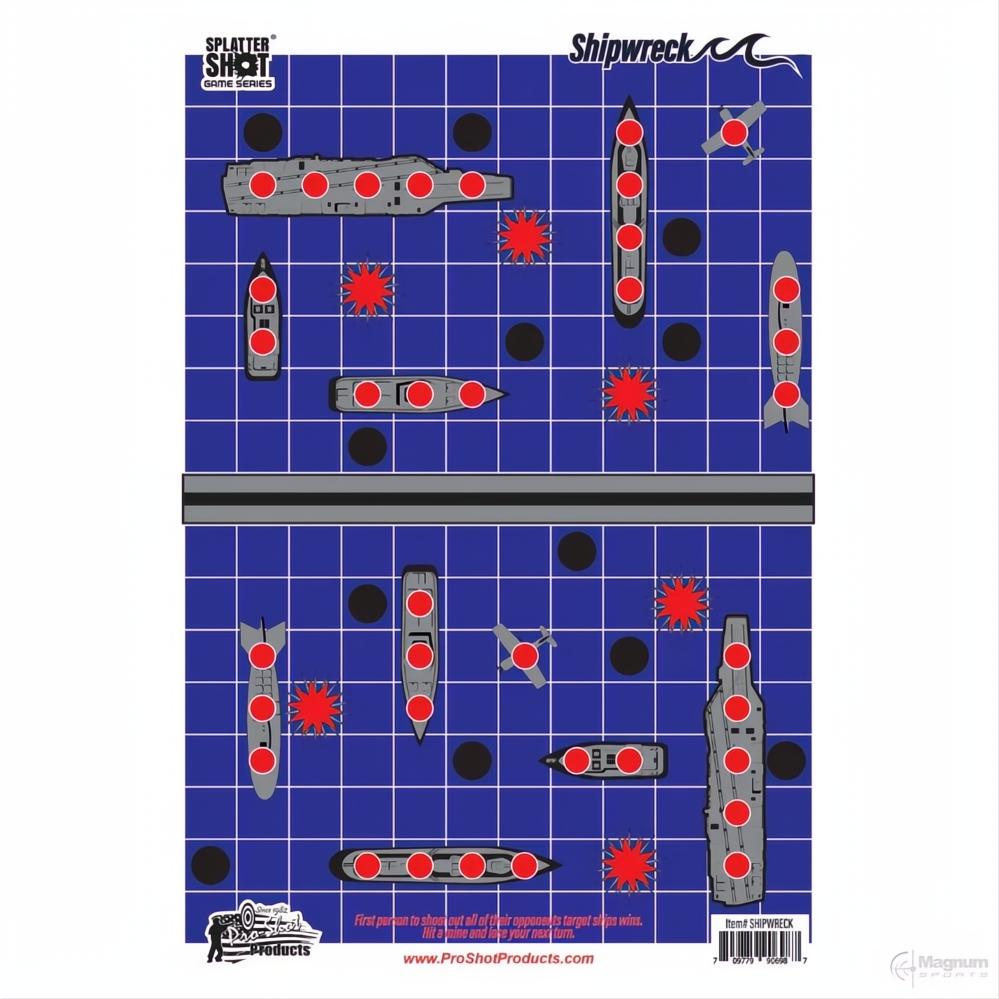 Proshot Splatter Shot 12 x 18" Peel &amp; Stick Target