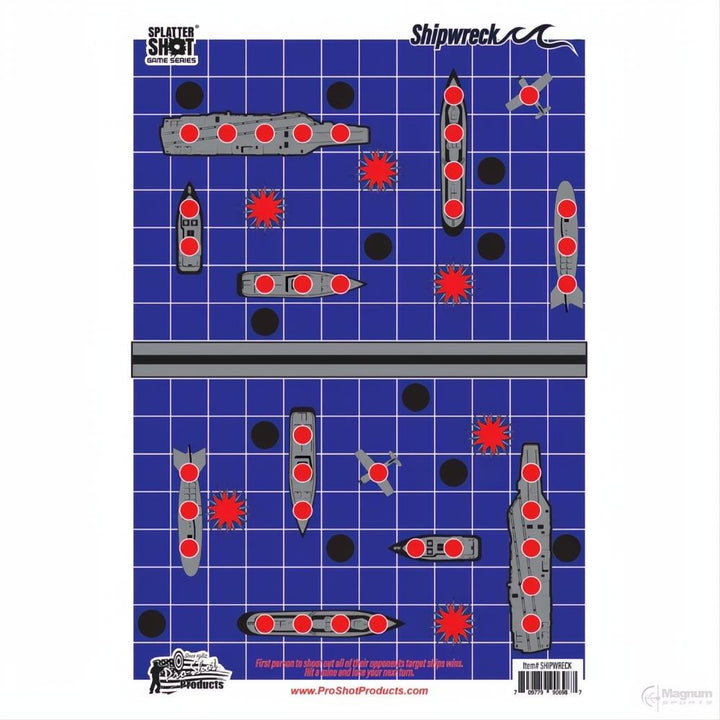 Proshot Splatter Shot 12 x 18" Peel &amp; Stick Target
