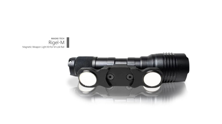 Magne-Tech Rigel-M: 1000lm Magnetic Weapon Torch Kit For M-Lok Rail
