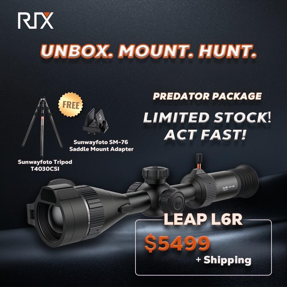 RIX LEAP L6R Thermal Imaging Riflescope with FREE tripod (limited launch offer)