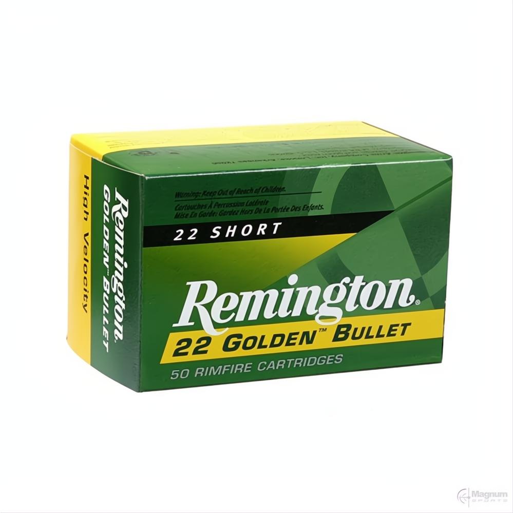 Remington 22 SHORT 29gr HV RN GOLDEN BULLET