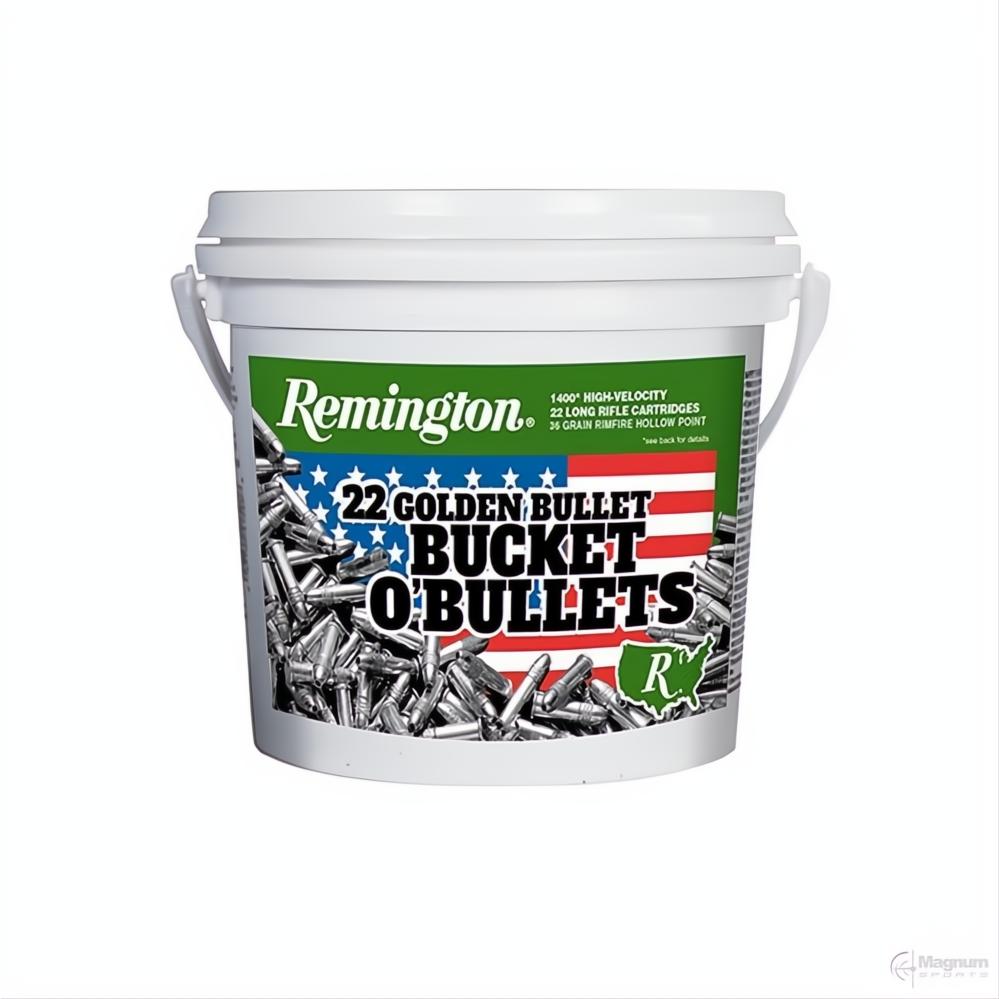 Remington 22LR 36gr HV HP GOLDEN BUCKET O BULLETS