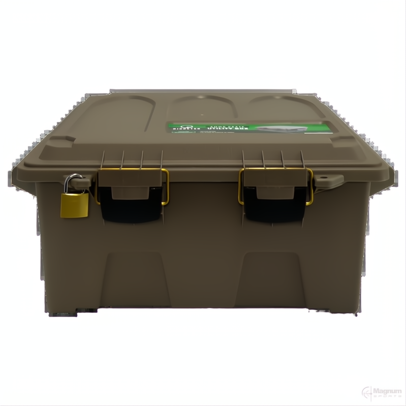Ridgetek Ammo Crate Utility Box Lge Dark Earth Inc Padlock