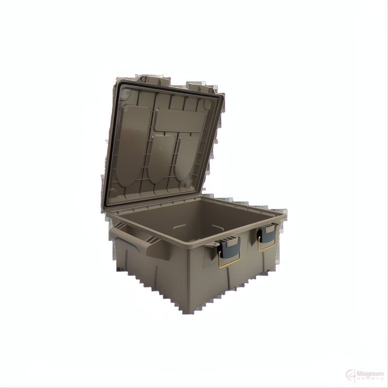 Load image into Gallery viewer, Ridgetek Ammo Crate Utility Box Lge Dark Earth Inc Padlock
