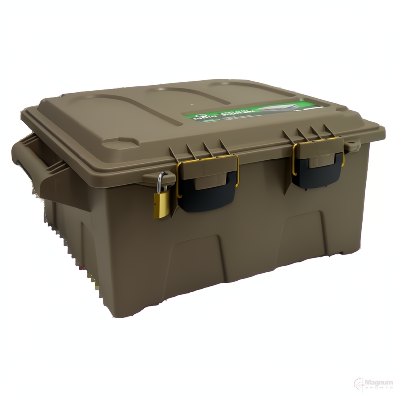 Ridgetek Ammo Crate Utility Box Lge Dark Earth Inc Padlock