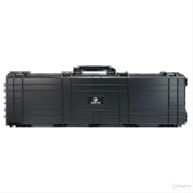 Load image into Gallery viewer, Ridgetek Rolling Double Rifle Case Black
