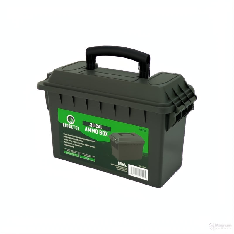 Ridgetek .30Cal Ammo Box Inc Padlock
