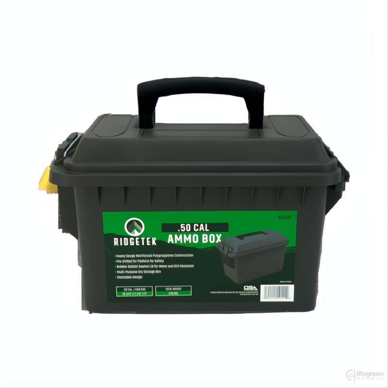 Load image into Gallery viewer, Ridgetek .50 Cal Ammo Box Inc Padlock
