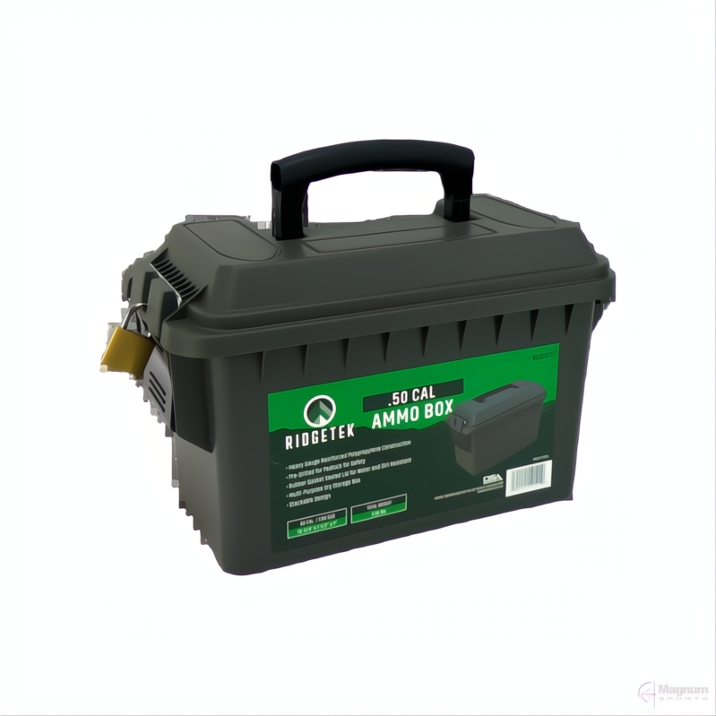 Load image into Gallery viewer, Ridgetek .50 Cal Ammo Box Inc Padlock
