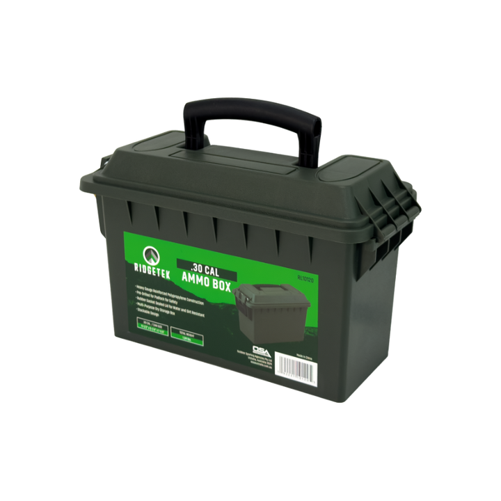 Ridgetek .30Cal Ammo Box Inc Padlock