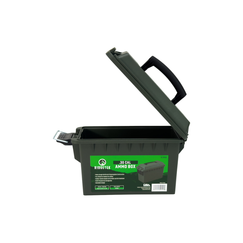 Ridgetek .30Cal Ammo Box Inc Padlock