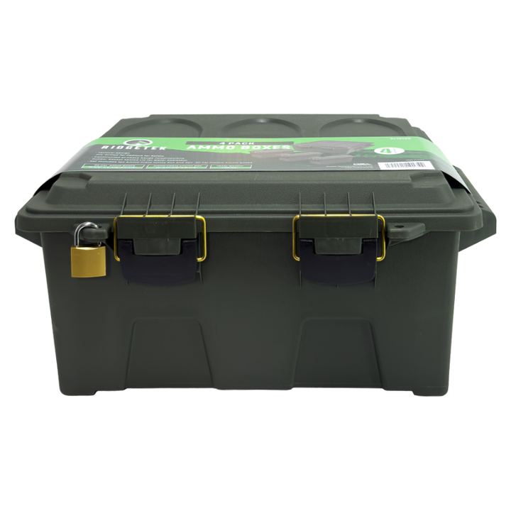 Ridgetek 4pc. Ammo Box & Lge Crate