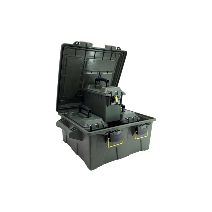 Ridgetek 4pc. Ammo Box & Lge Crate