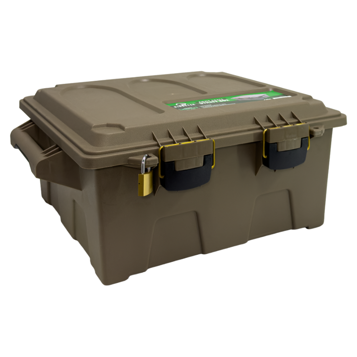 Ridgetek Ammo Crate Utility Box Lge Dark Earth Inc Padlock