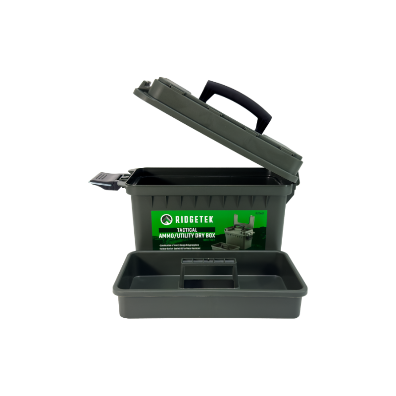 Ridgetek Utility Dry Storage Box w/Tray Inc Padlock
