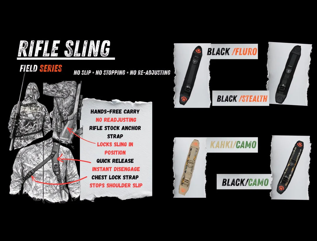 Hunter &amp; Range Rifle Sling Field Series