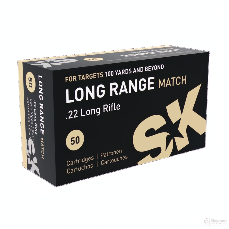 SK LONG RANGE MATCH .22LR 40GR LRN