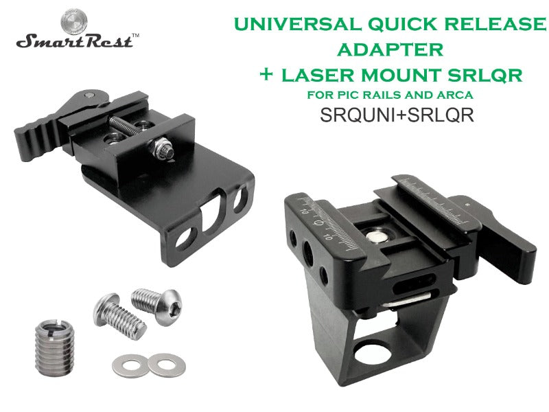 SmartRest Q/R Universal Adapter Kit with LQR laser mount