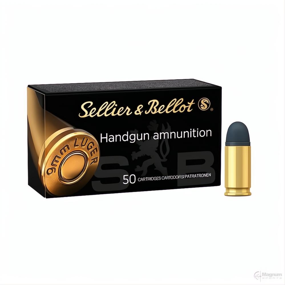 Sellier & Bellot S&B 9mm Luger 124gr LRN