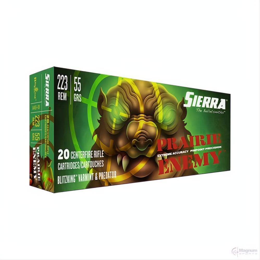 Sierra 223 Rem 55gr BlitzKing Ammunition