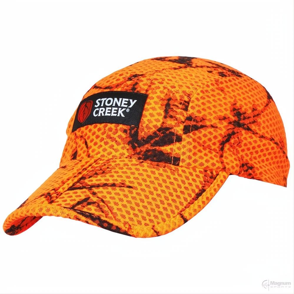 Stoney Creek Split Peaked Airmesh Cap Blaze Orange