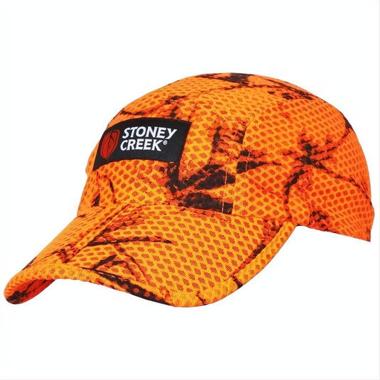 Stoney Creek Split Peaked Airmesh Cap Blaze Orange