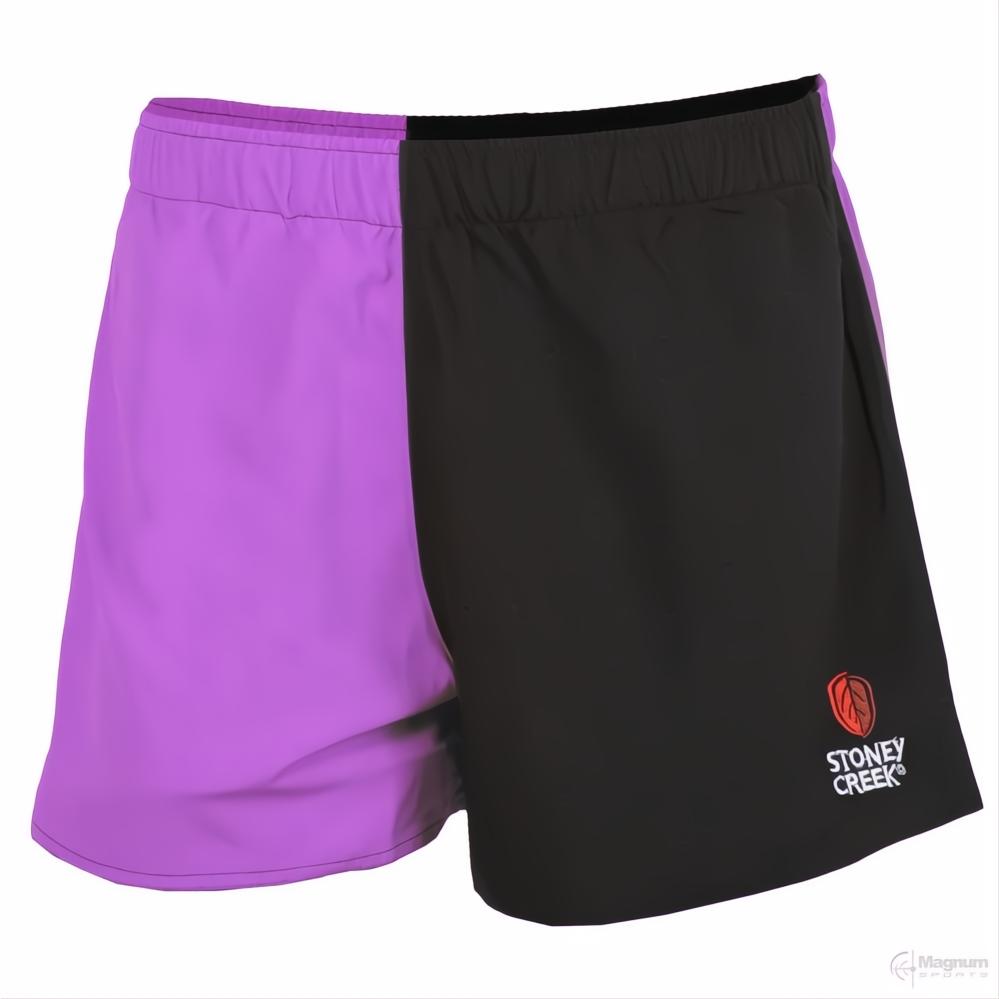 Stoney Creek Womens Jester Shorts Purple/Black