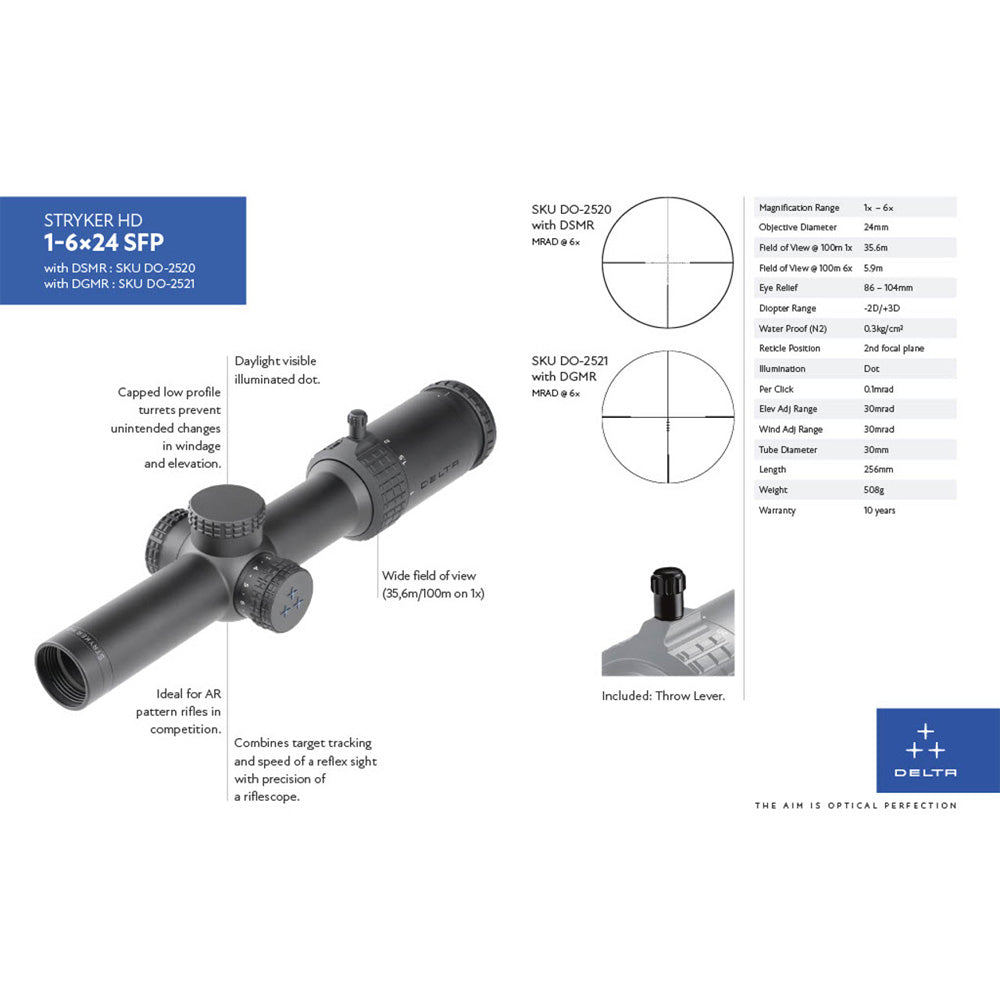 Delta Optical Stryker HD 1-6x24