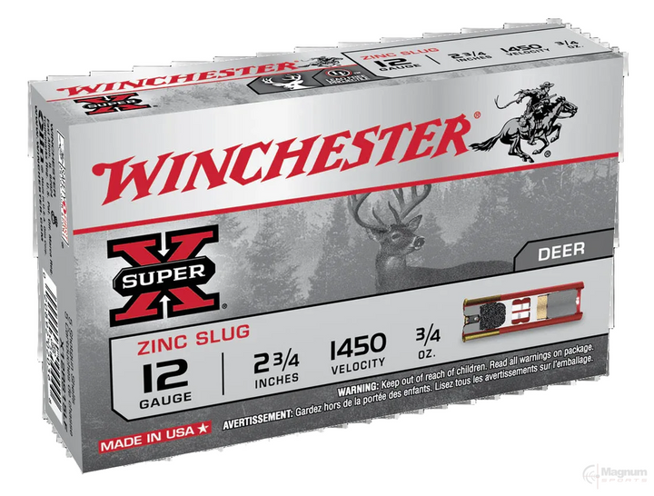 Winchester Super X 12G Rifled Slug LF 2-3/4" 21 gm