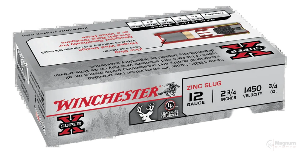 Winchester Super X 12G Rifled Slug LF 2-3/4" 21 gm