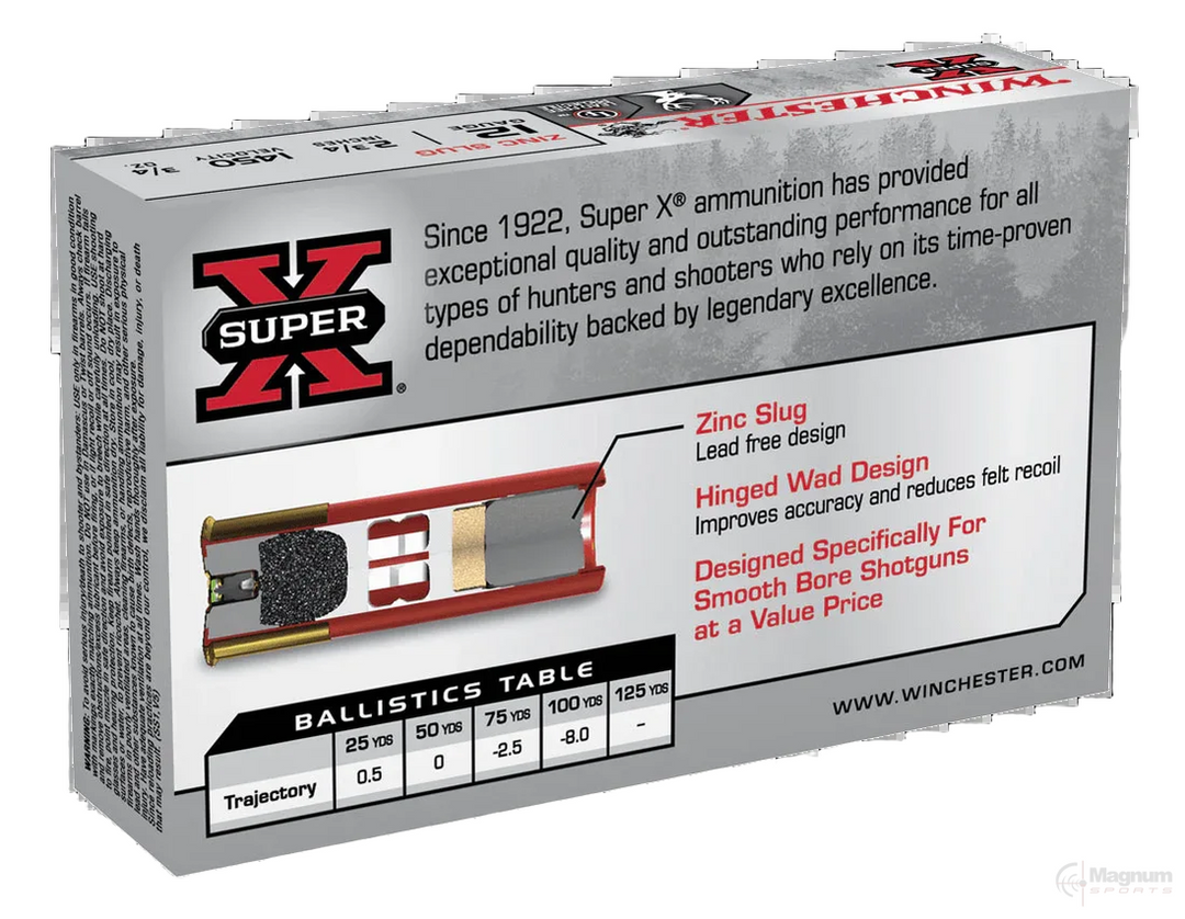 Winchester Super X 12G Rifled Slug LF 2-3/4" 21 gm