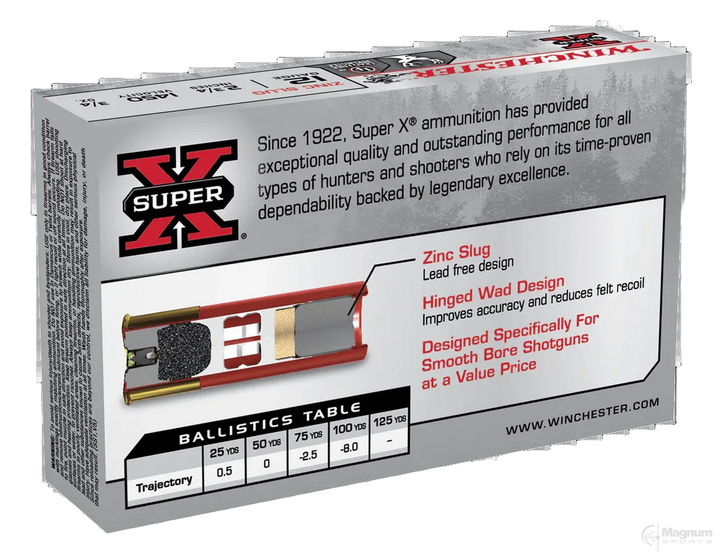 Winchester Super X 12G Rifled Slug LF 2-3/4" 21 gm
