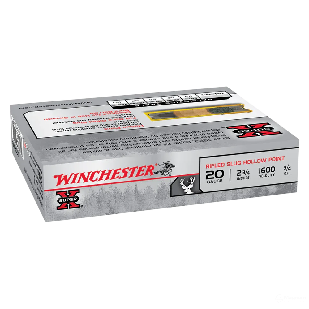 Winchester Super X 20G Rifled Slug 2-3/4" 21gm
