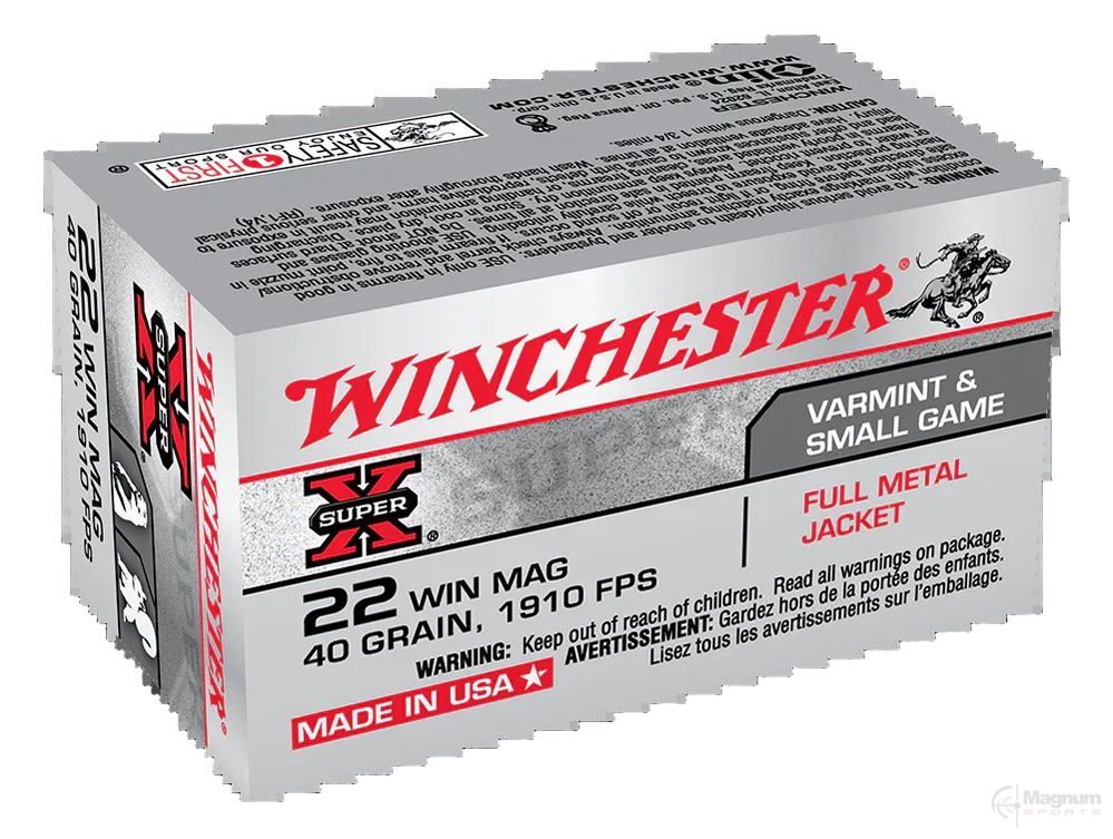 Winchester Super X 22WMR 40gr Fmj