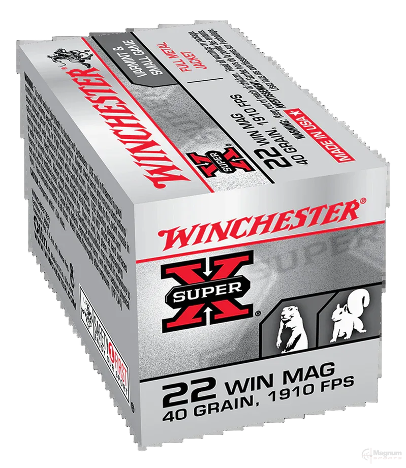 Winchester Super X 22WMR 40gr Fmj