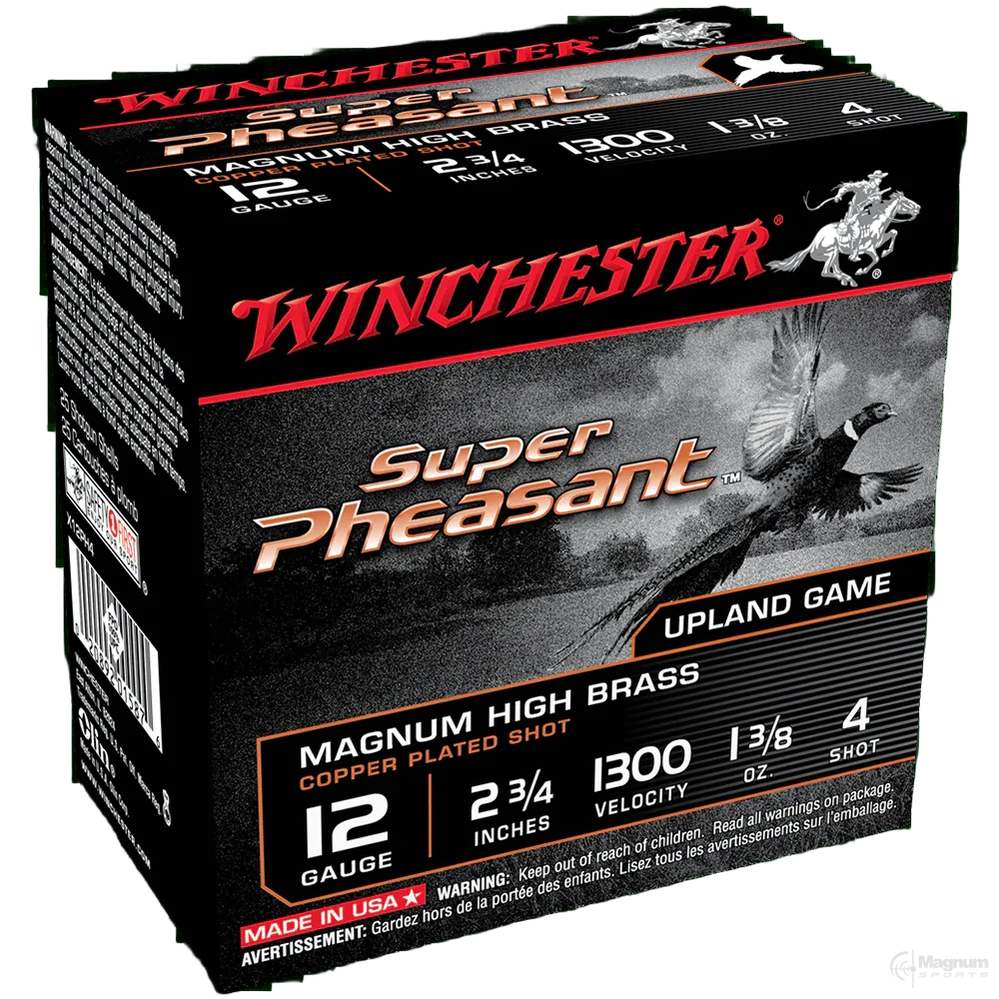 Winchester Super X Pheasant 12G 4 2-3/4" 40gm