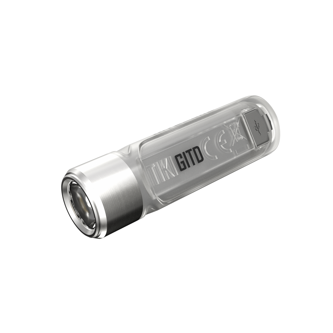 Nitecore TIKI GITD Mini Futuristic Keychain Light (Glow-in-the-dark Version)