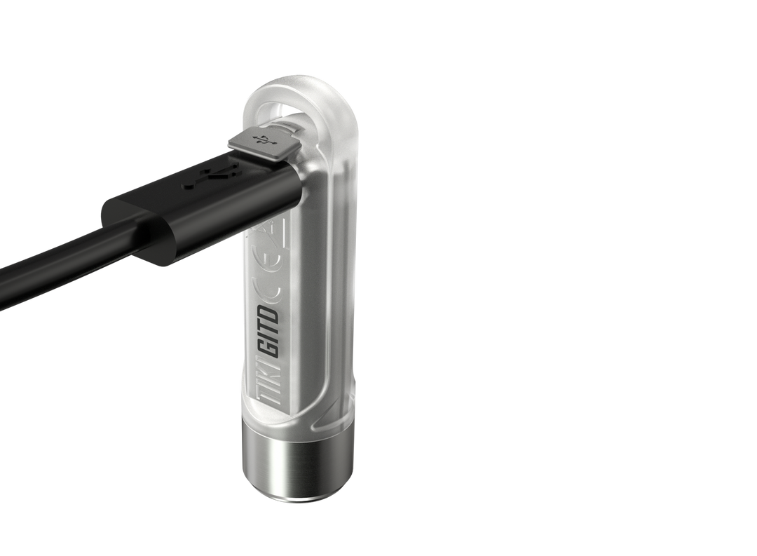 Nitecore TIKI GITD Mini Futuristic Keychain Light (Glow-in-the-dark Version)