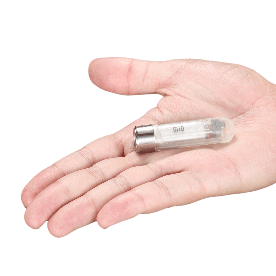 Nitecore TIKI GITD Mini Futuristic Keychain Light (Glow-in-the-dark Version)