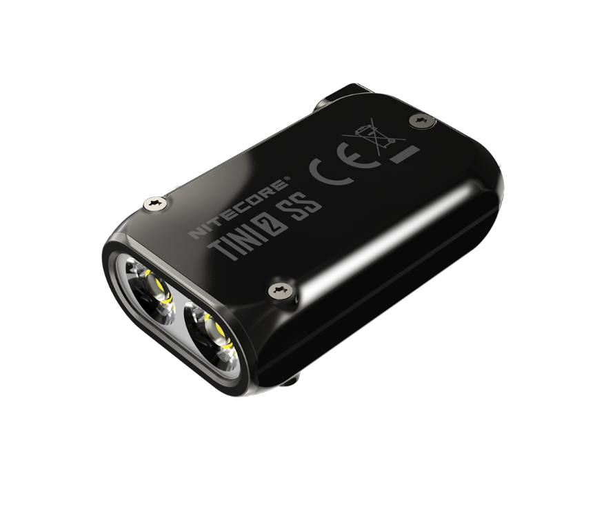 Nitecore TINI2 SS Stainless Steel Version Dual-Core Intelligent Keychain Light