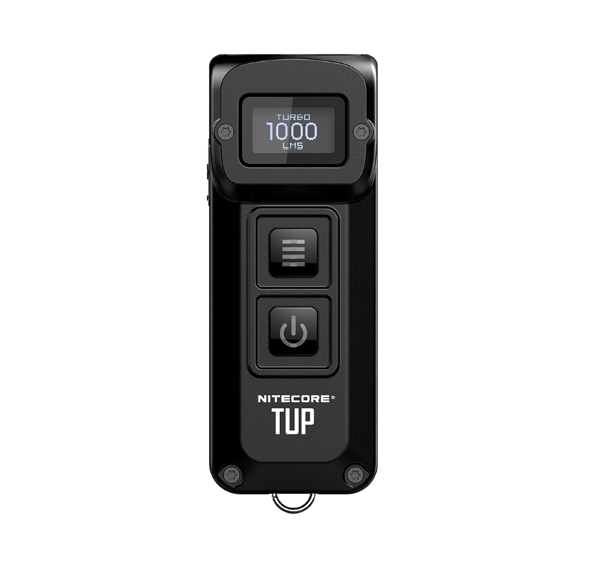 Nitecore TUP Intelligent Pocket Light, 1000 Lumens, Black