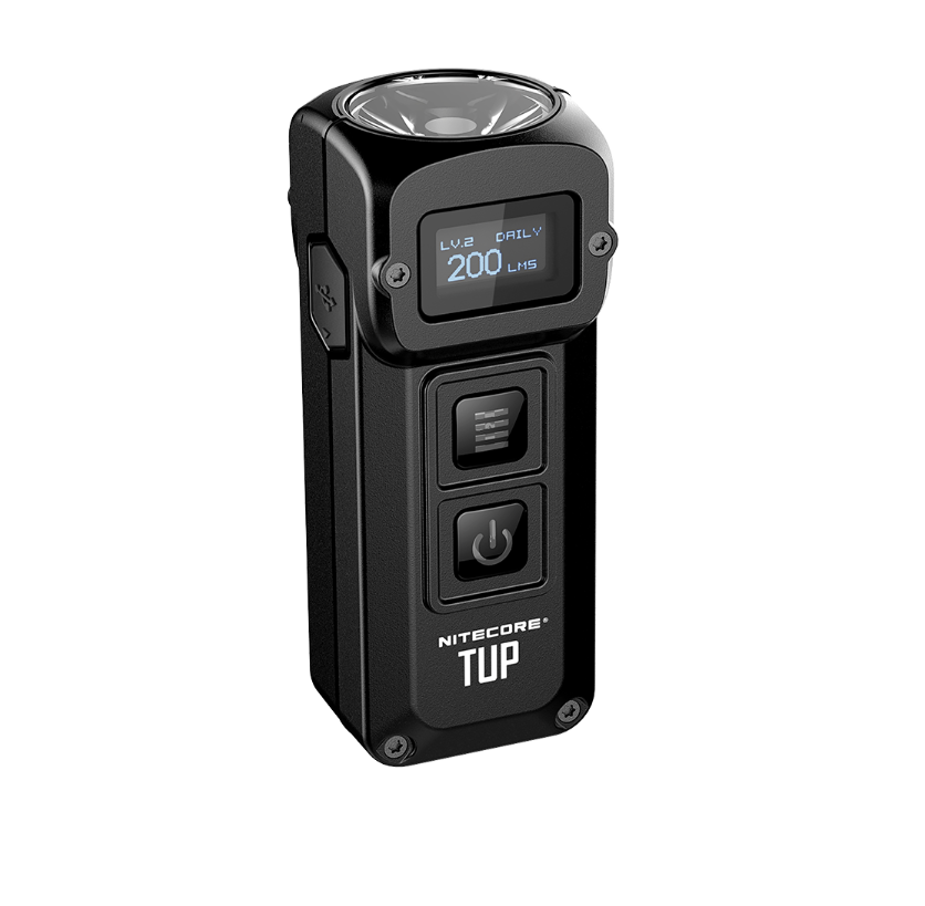 Nitecore TUP Intelligent Pocket Light, 1000 Lumens, Black