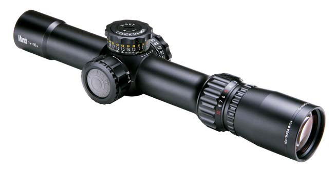 March Scopes 1-10x24 SFP rifle scope