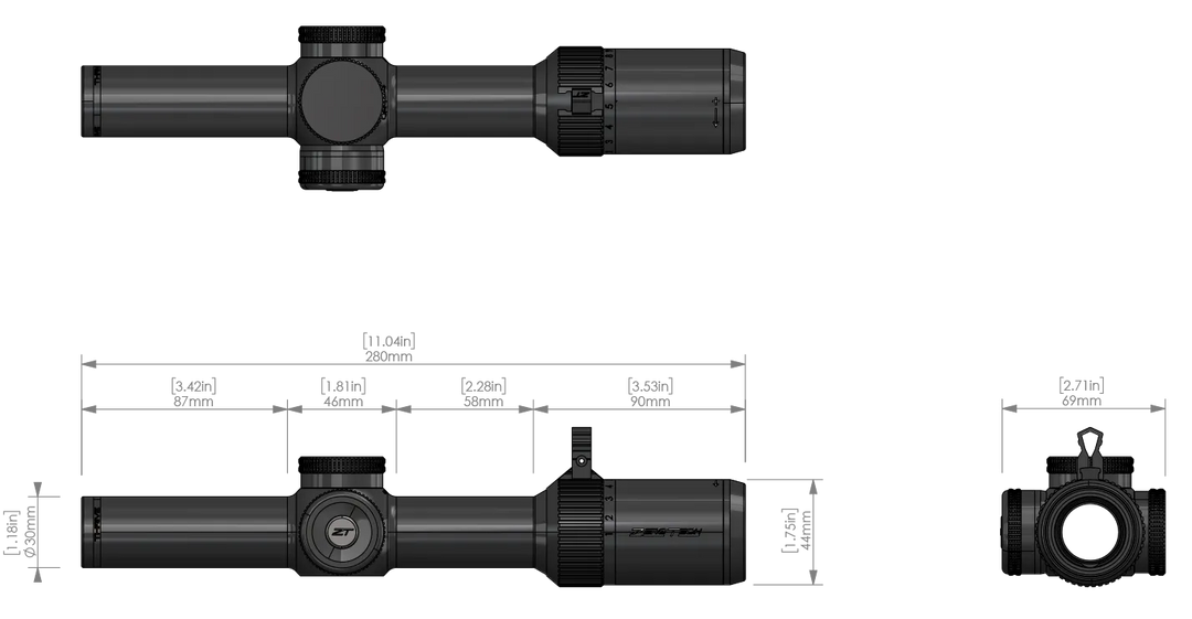 ZEROTECH ZT THRIVE 1-10X24