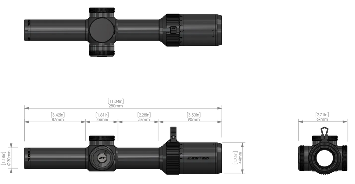 ZEROTECH ZT THRIVE 1-10X24